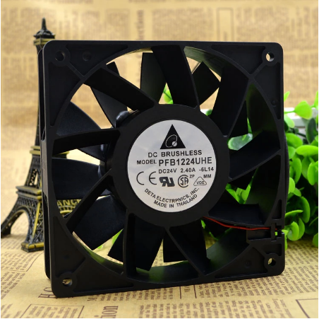 Original DELTA PFB1224UHE Cooling Fan 24V 2.4A 48W 3wires PFB1224UHE Fans